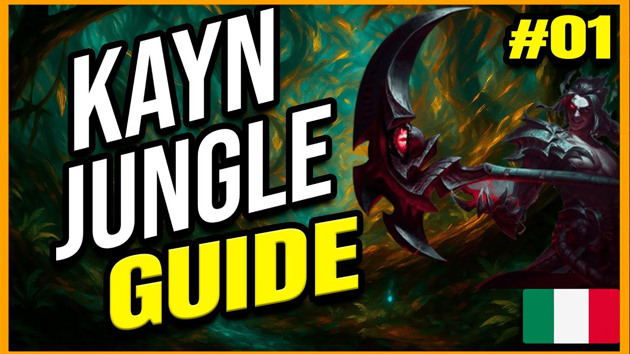🔥 KAYN JUNGLE SPIEGATO BENE | Guida Completa ITA su Pathing, Macro e Build | League of Legends #01