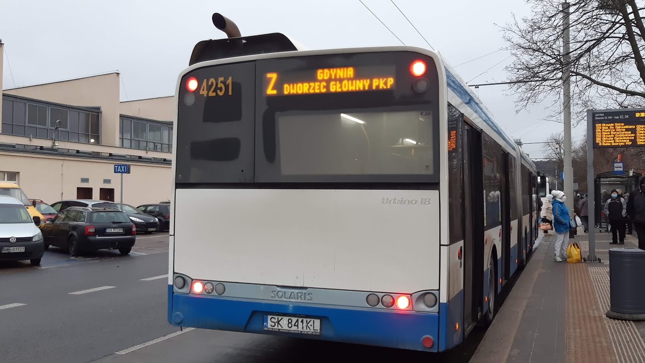 [Irex o. Gdynia] Solaris Urbino 18 III #4251 - linia Z, kierunek Gdynia Dworzec Główny PKP