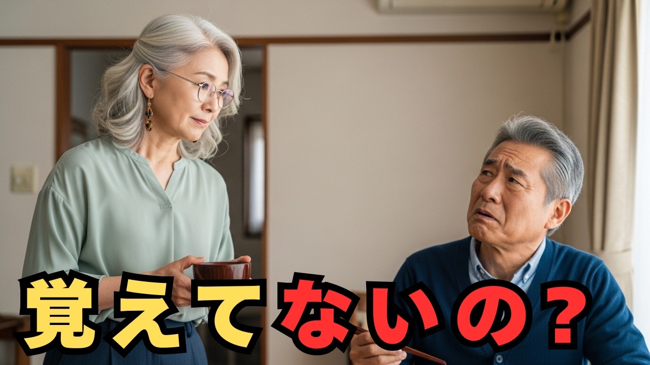 【72歳妻】夫は、私の話だけ覚えていませんでした