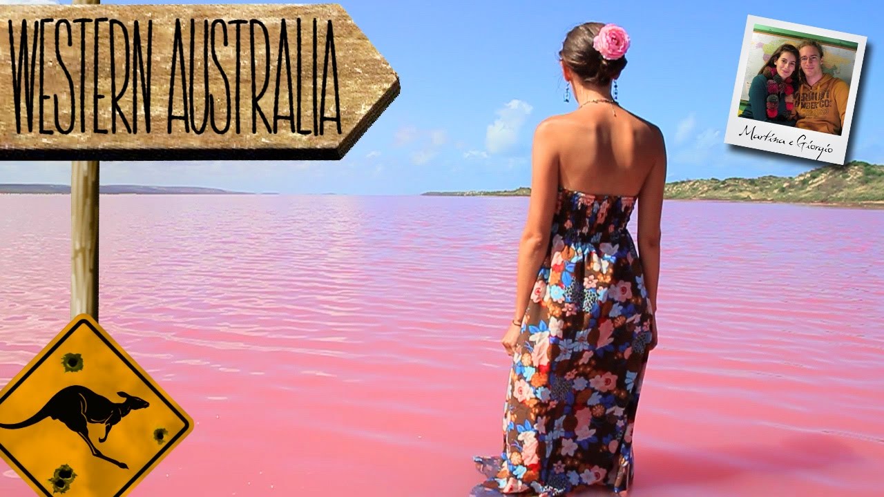 Hutt Lagoon: lo straordinario LAGO ROSA! - WA [ENG subs]