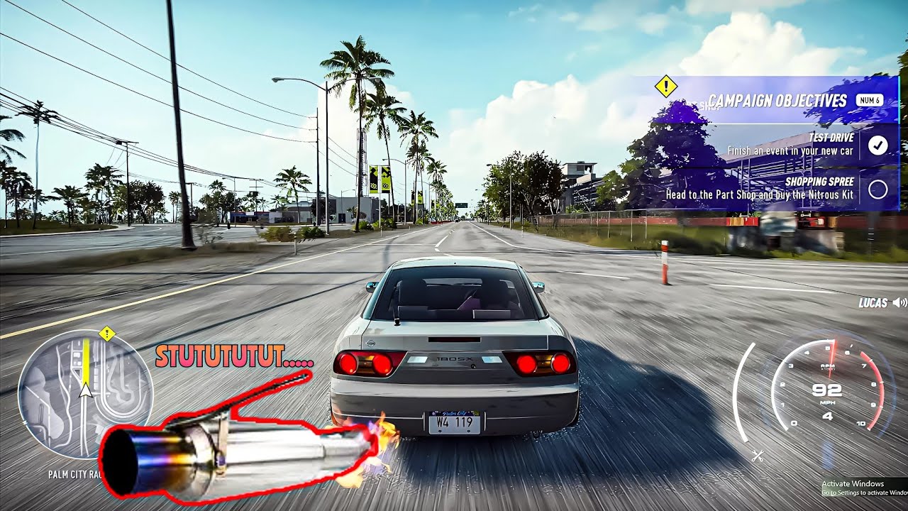 NFS HEAT RACING NISSAN 180SX🚀 | Su...Su...su... EXHAUST 🔼