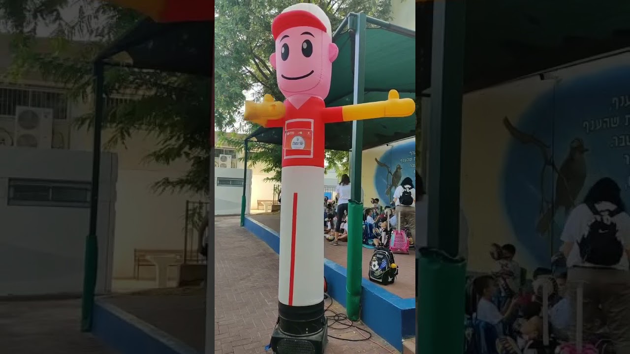 New design customize advertising inflatable waving hand tube man happy tube