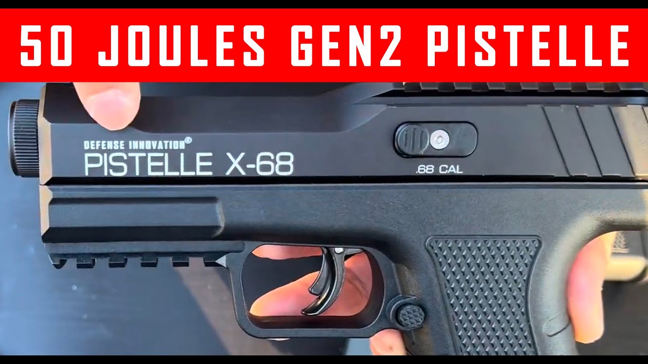 GEN2 Pistelle 50+ Joules Defense Pistol X-68 with Upgraded Seals & Enhanced Components #defense