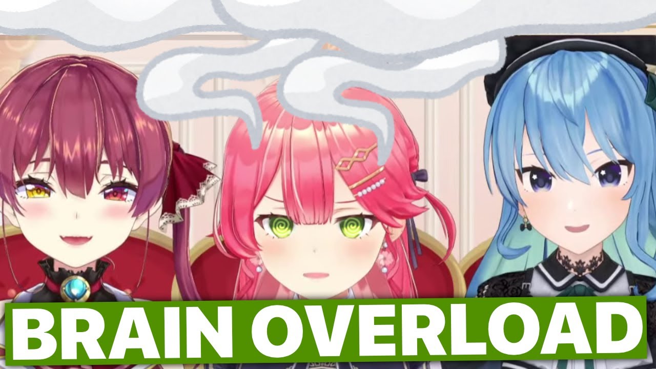 Miko's Brain Overloads After A Mistake Happens (Feat. Suisei & Marine / Hololive) [Eng Subs]