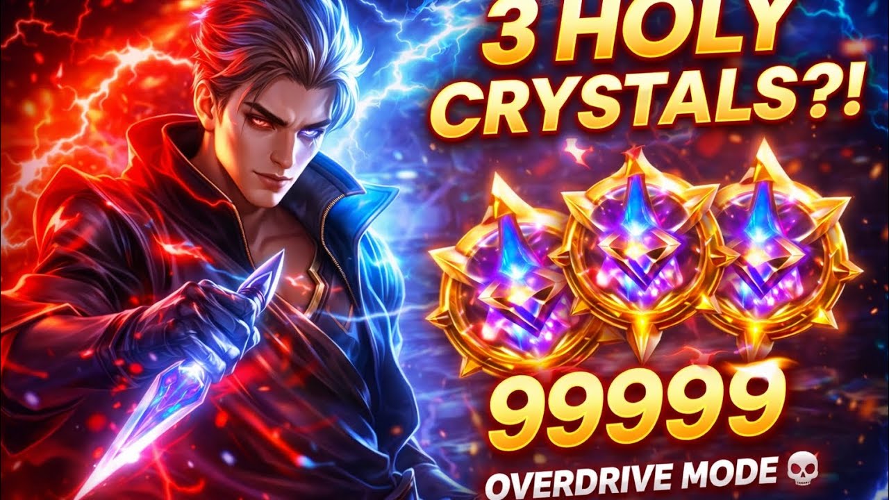 3 Holy Crystals Gusion in Overdrive… Still BROKEN 😈