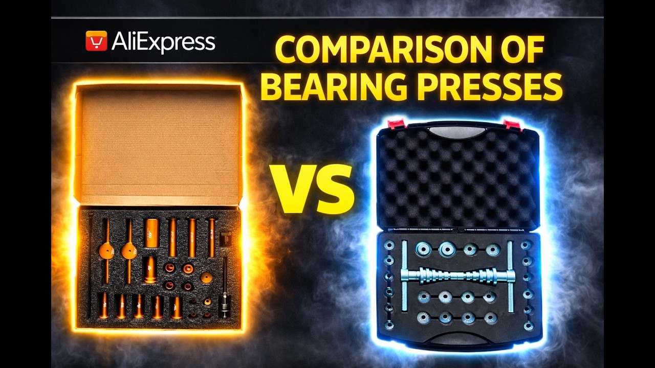 BEARING PRESS from Aliexpress // GOLD AXI vs BLUE