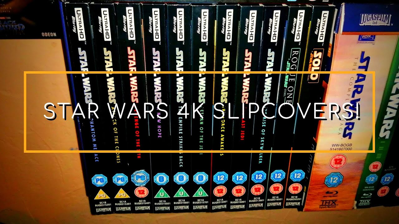 A Look at the Star Wars 4K Slipcovers (UK Releases!)