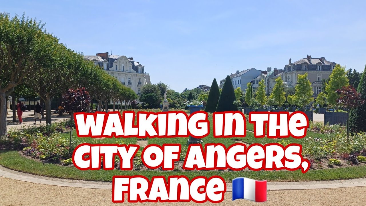 Walking in the City of Angers, France 🇫🇷
