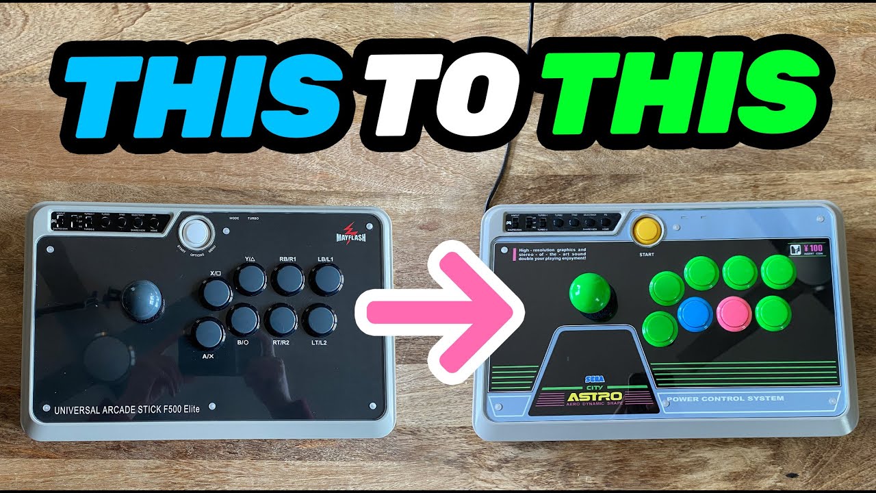I Built A Custom Astro City Arcade Stick for Modern and Retro Consoles!
