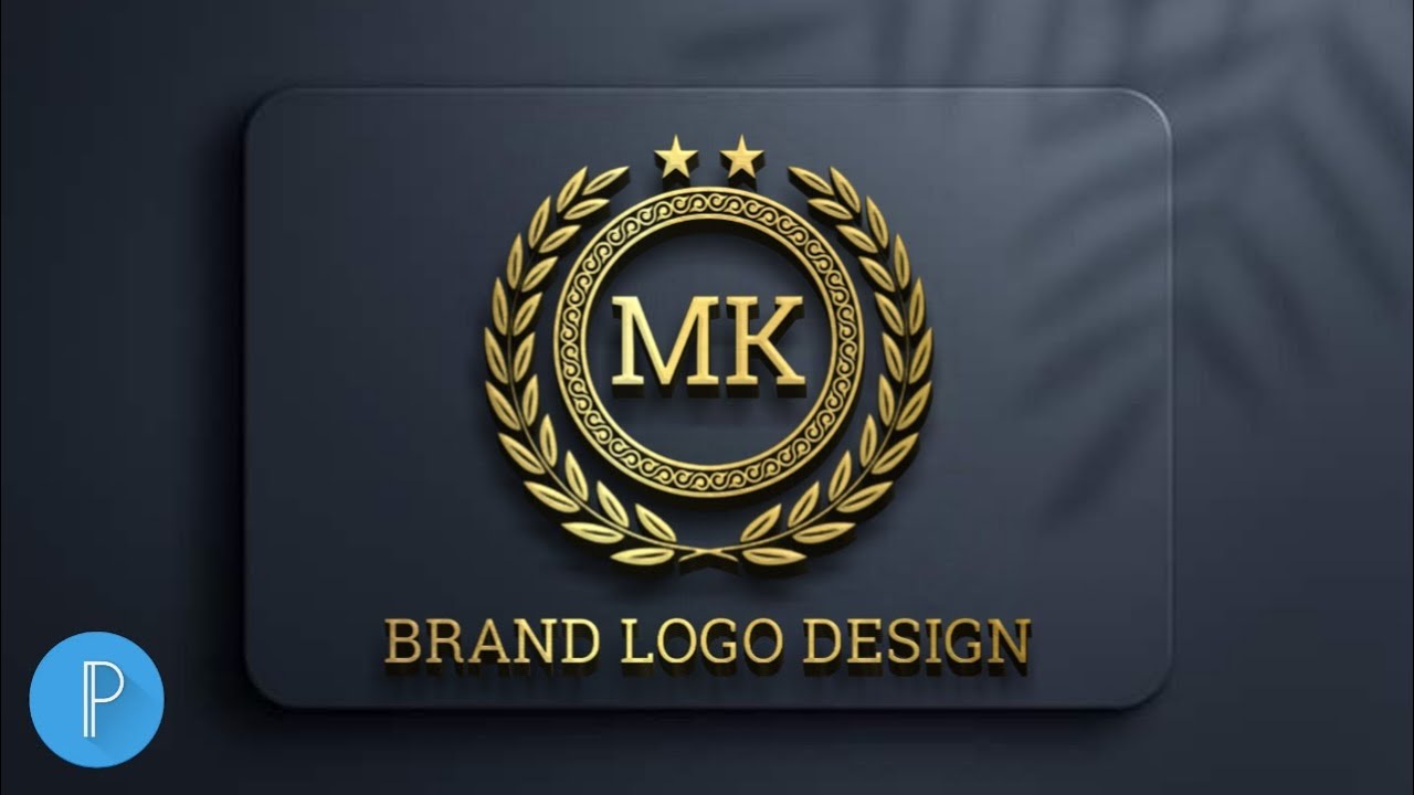 MK Professional Logo Design || How To Make Logo Design in Pixellab