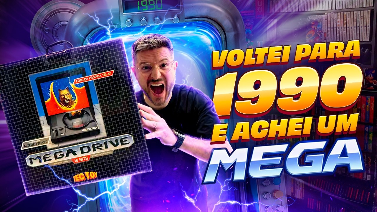 1990 - O ANO do MEGA DRIVE no BRASIL!