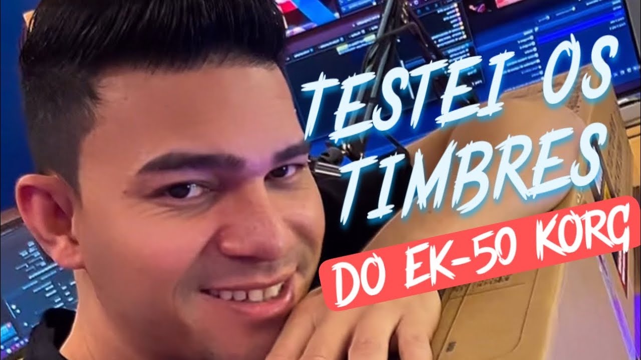 Demonstração de TODOS os TIMBRES do KORG EK-50BR By Thyago Rybeiro