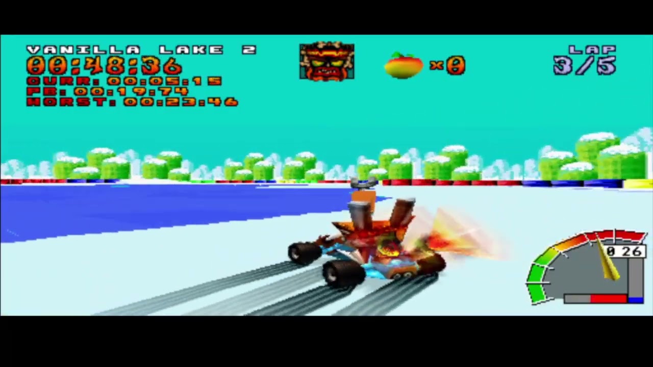 Crash Team Racing Custom Tracks - Vanilla Lake 2 (EXCLUSIVE CUSTOM ITEM)