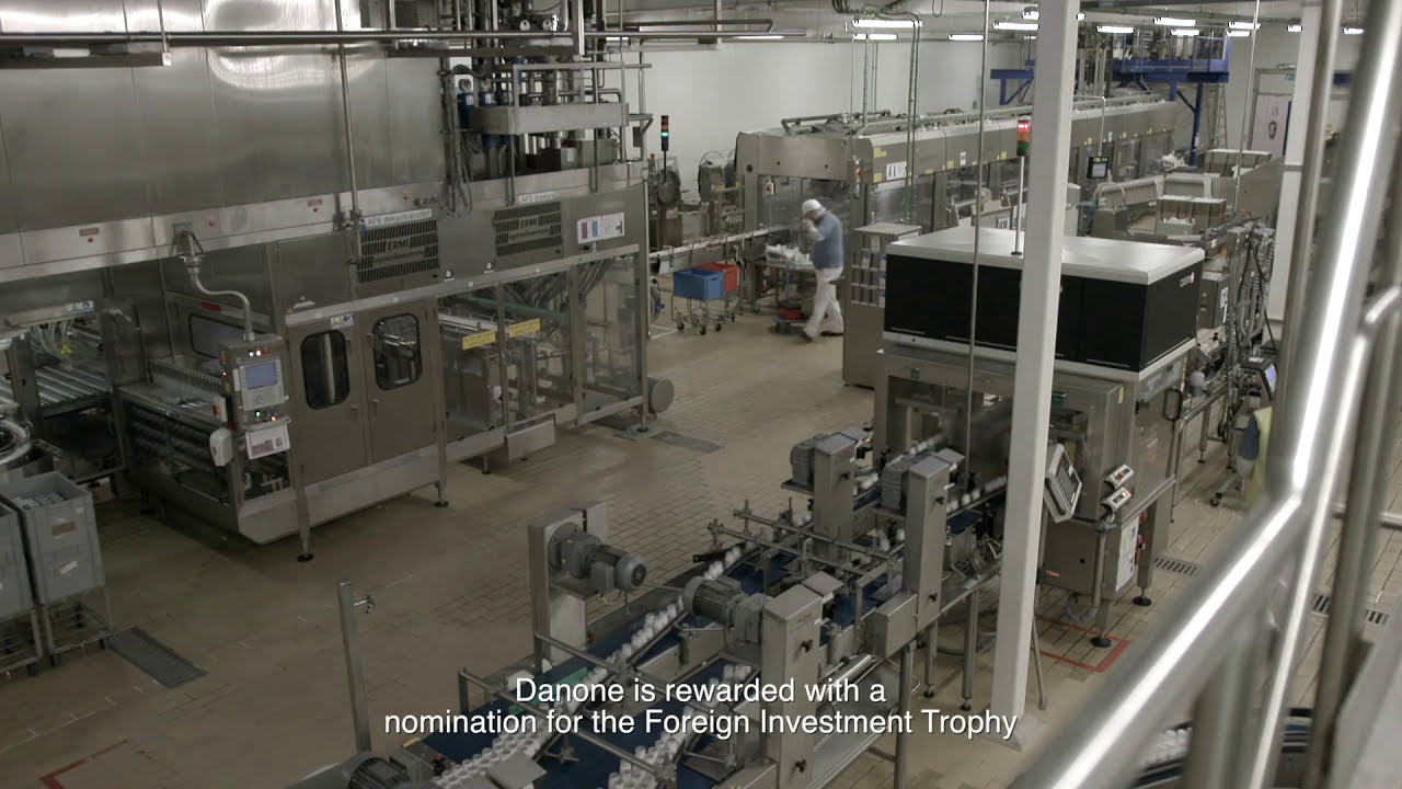 DANONE Rotselaar, winner Foreign Investment Trophy 2015