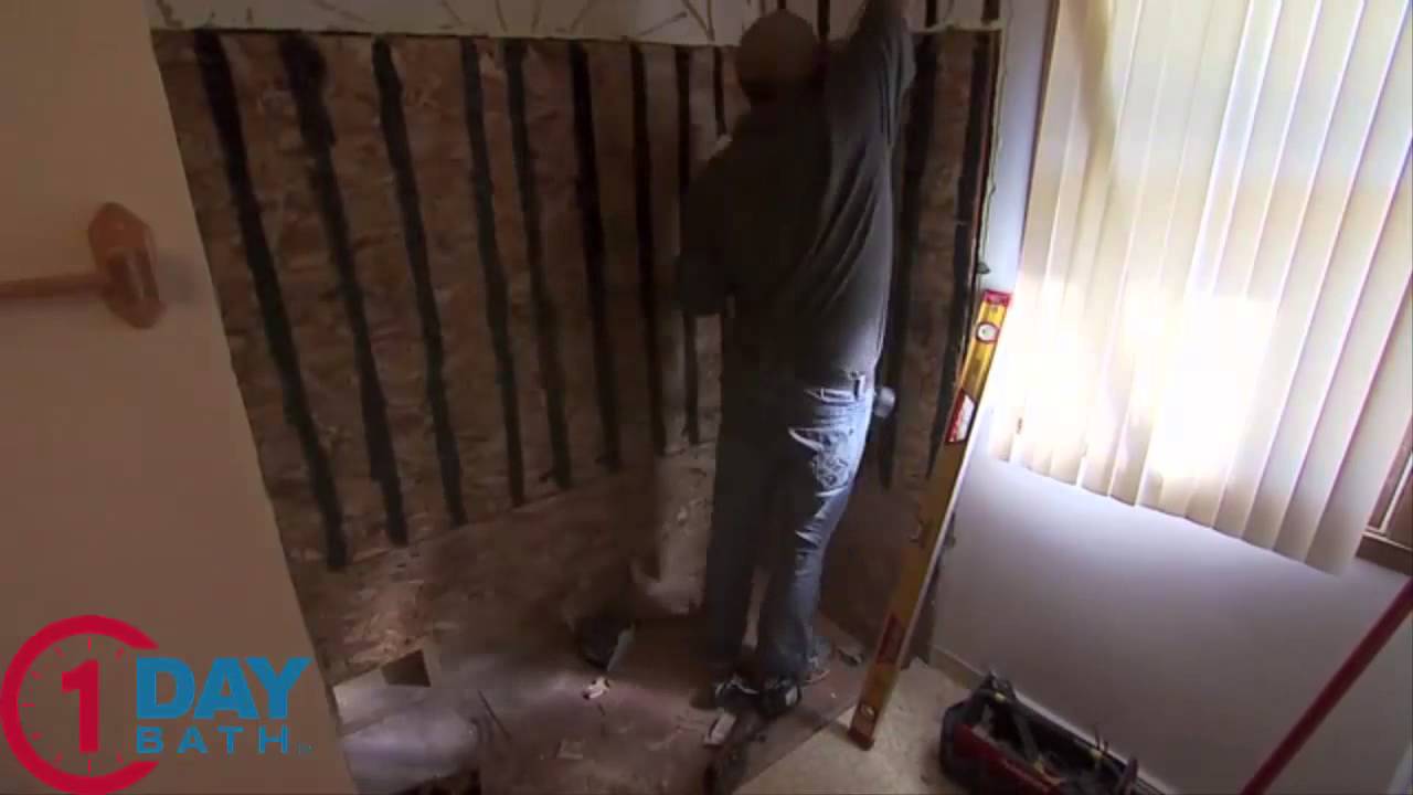 timelapse 1 day bath installtion