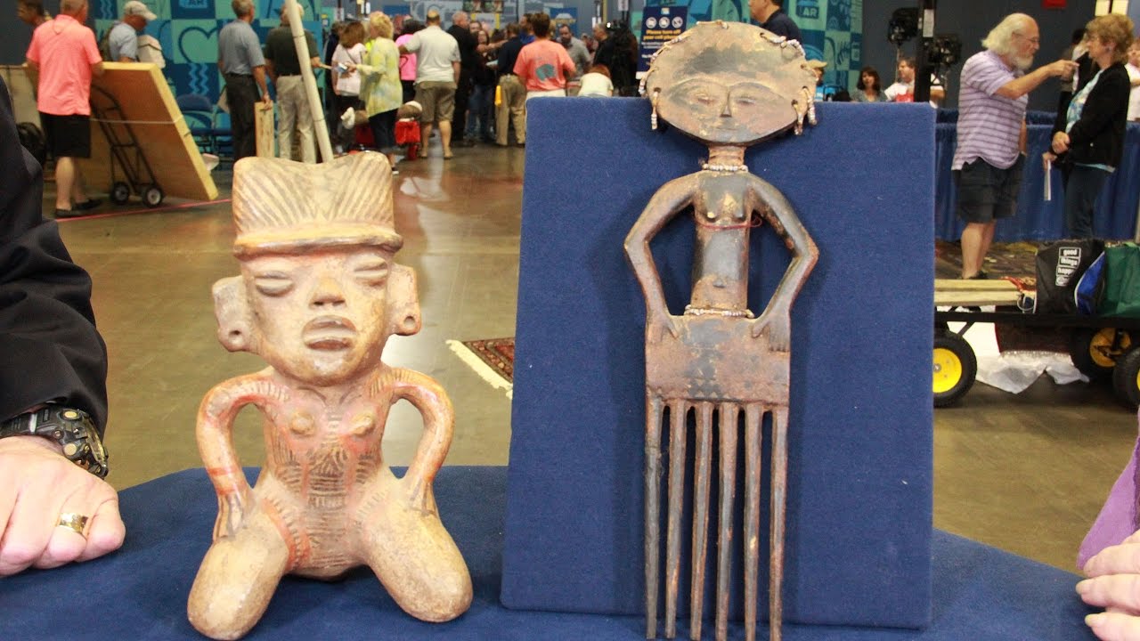 Costa Rican Figure & Reproduction Ashanti Comb | Web Appraisal