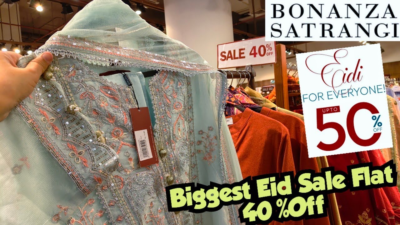 ❤️Bonanza Eid Sale Flat 40%Off❤️Bonanza Satrangi Pret Eid Collection Sale 2026❤️
