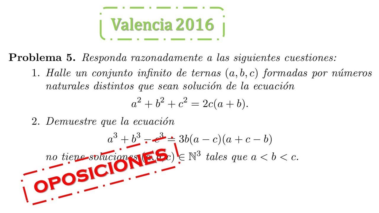oposiciones valencia 2016 examen resuelto problema 5