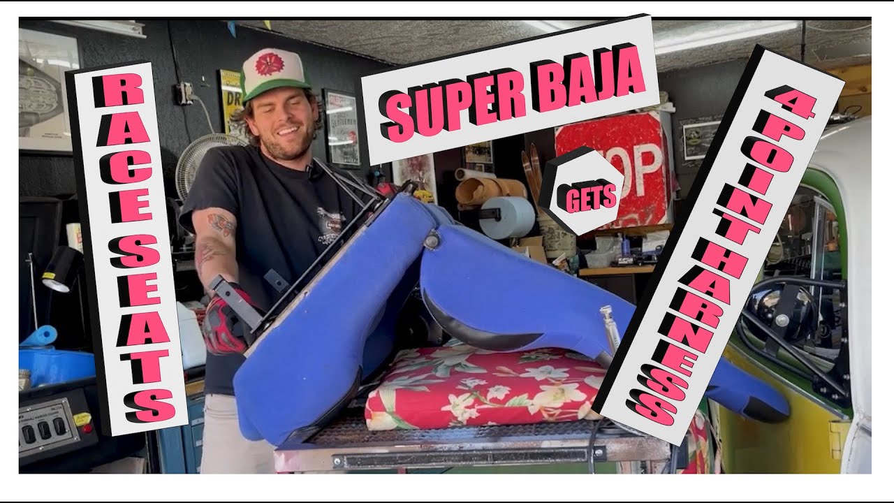 How to install race seats “Super Beetle” // Plus 4 point harnesses