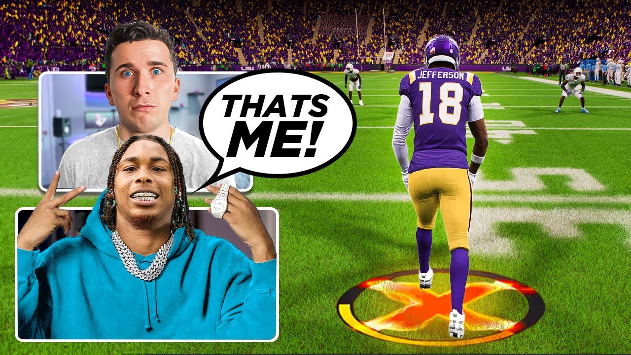 I Played Justin Jefferson, he's the best player I have ever seen...