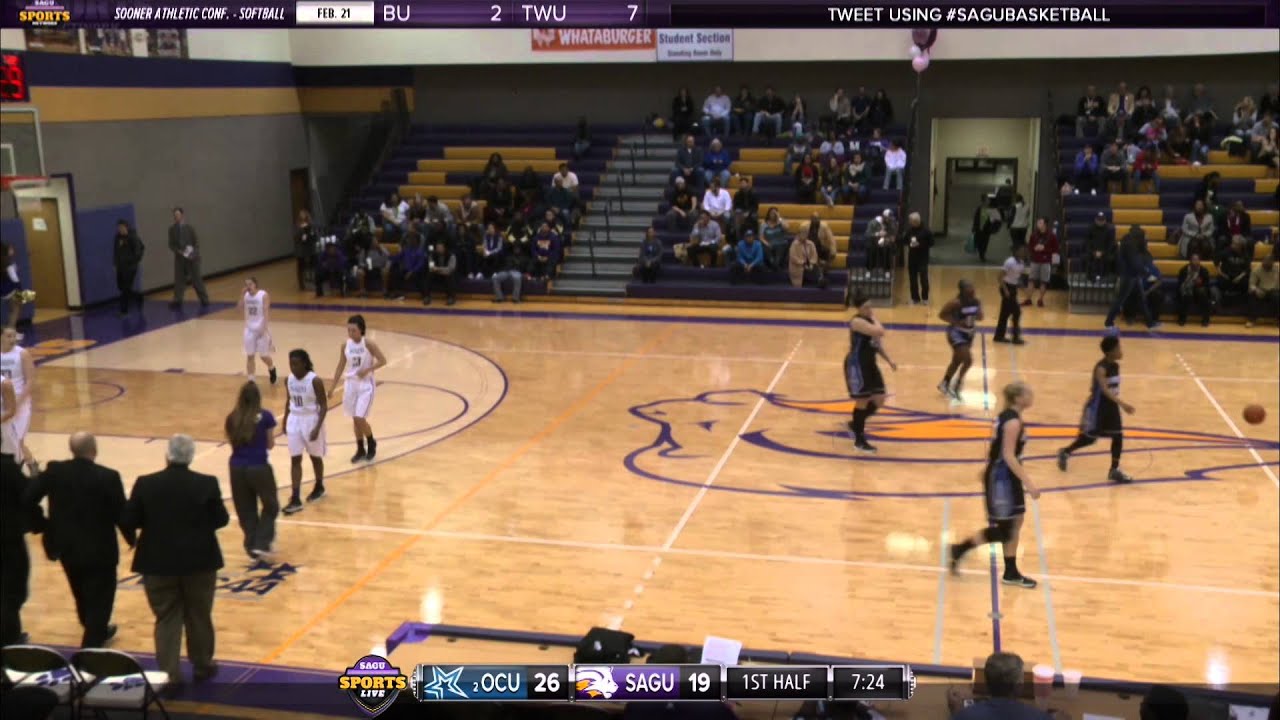 Oklahoma City vs SAGU (First Half) » Women's Basketball 2015