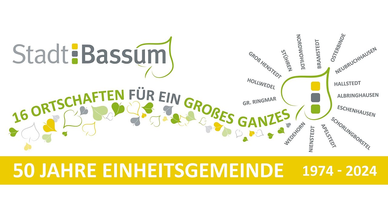 Stadt Bassum - 50 Jahre Einheitsgemeinde