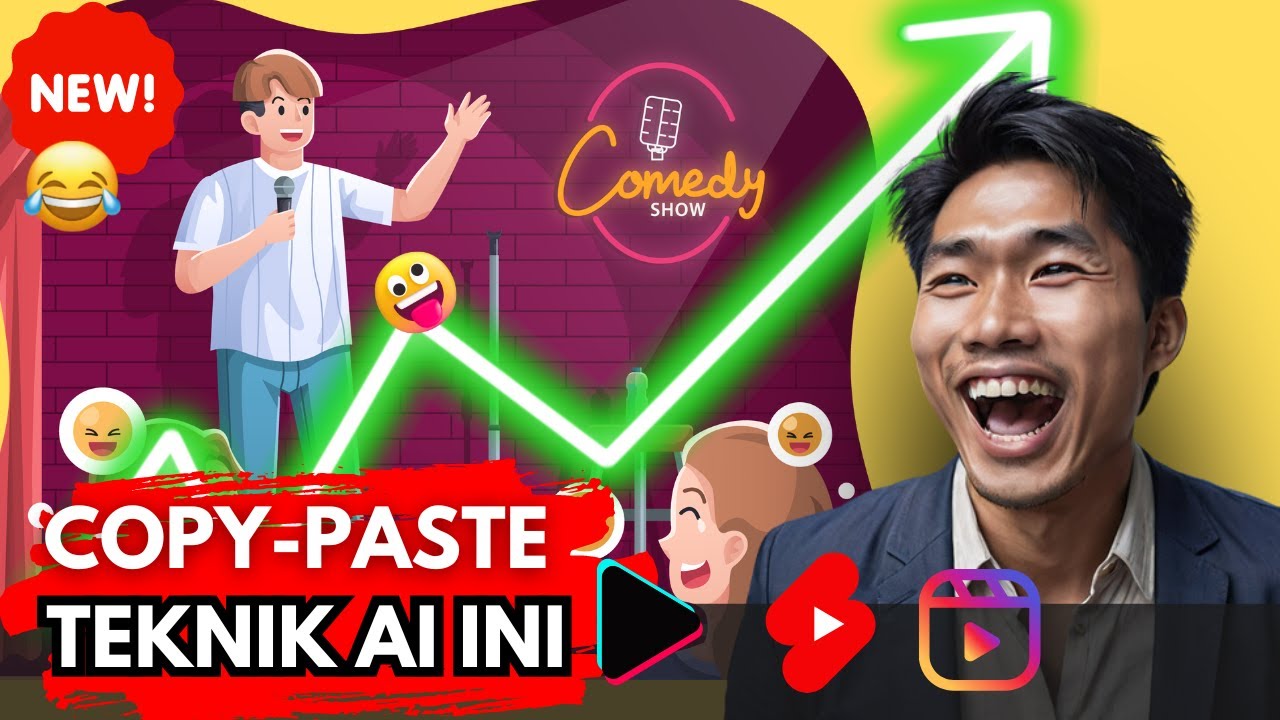 Saya Temukan Ide Konten BARU Niche KOMEDI Lucu YouTube Shorts TikTok Reels