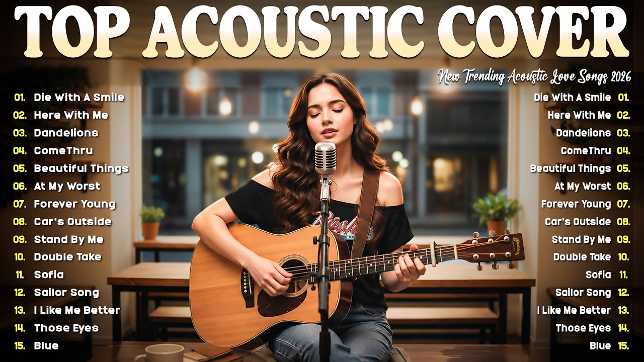 Acoustic Music 2026 New Songs Playlist 🌹 Best Acoustic Songs with Lyrics 2026 for Gentle Love