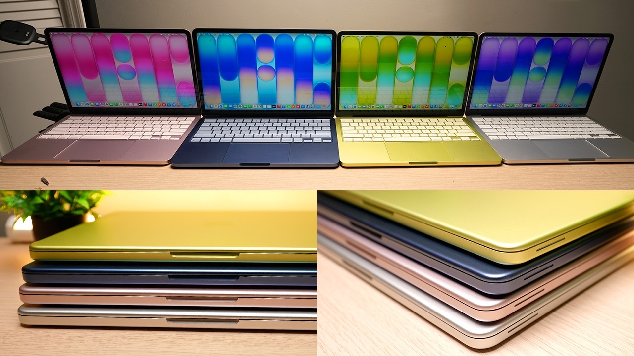 MacBook Neo во всех цветах: цитрусовый, розовый, индиго и серебристый — сравнение!