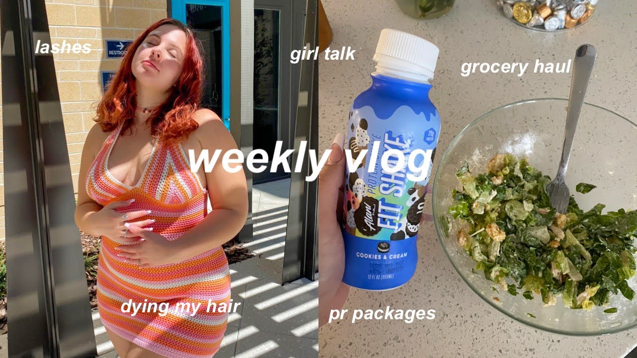 chaotic vlog😂 grocery haul, getting turnt, lash appt, girl talk & more 💘
