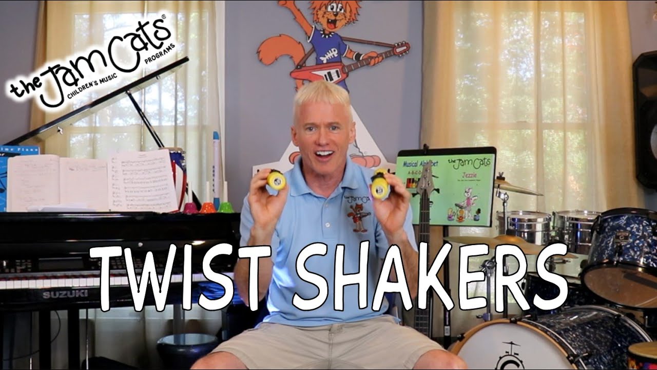 Preschool Music Class - Twist Shakers - Music Instruments #11 | The Jam Cats Music | Kids Songs