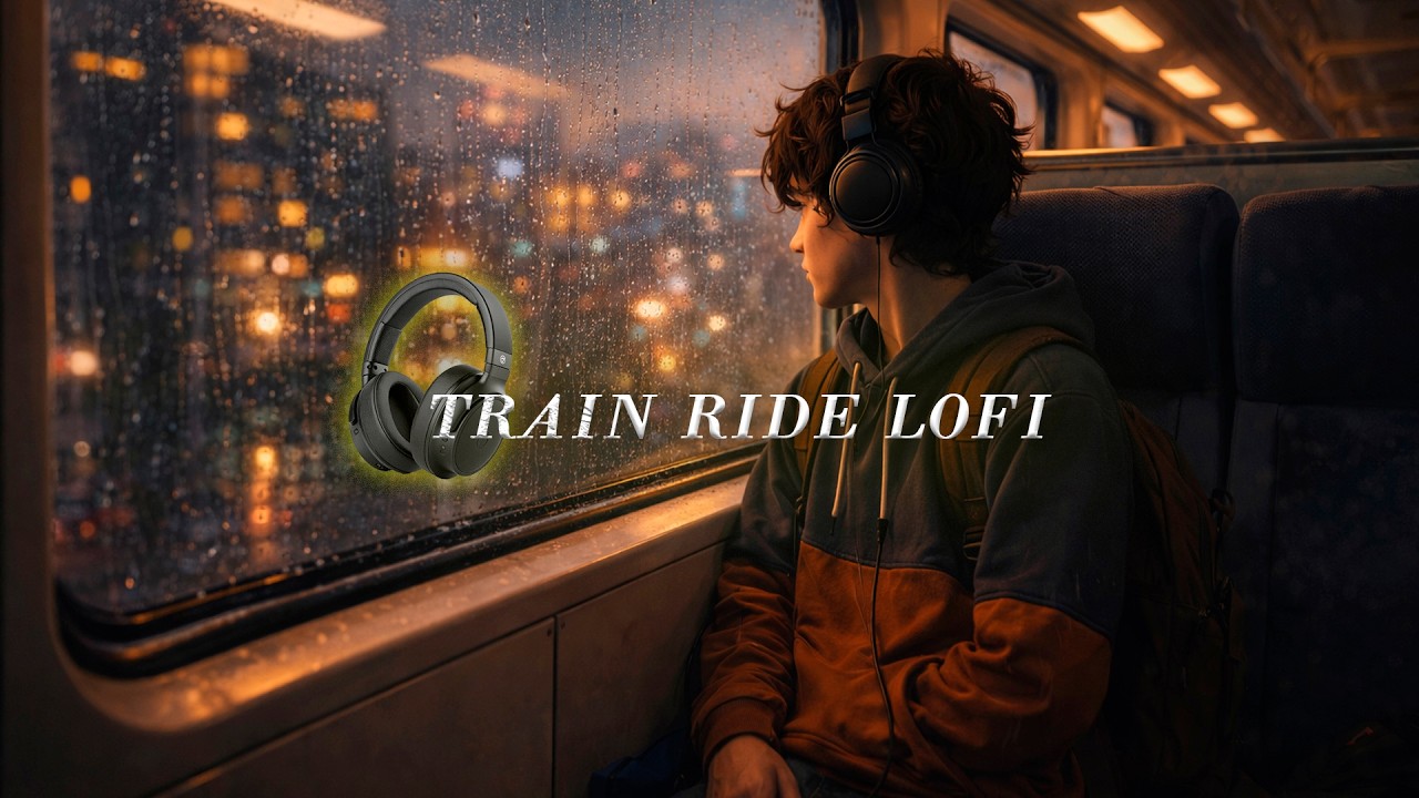 Lofi Boy on the Train – Rainy Night Study Beats