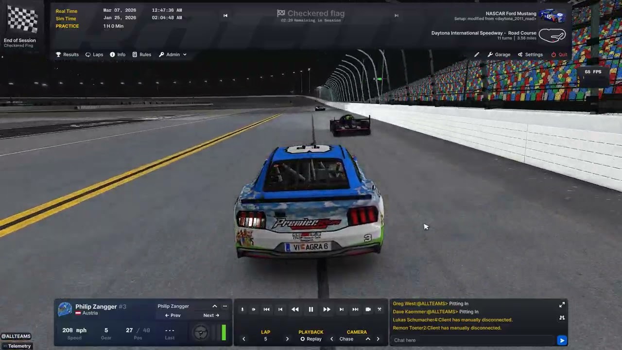 drag race Nascar Cup Series Next Gen Ford Mustang vs Porsche 963 GTP
