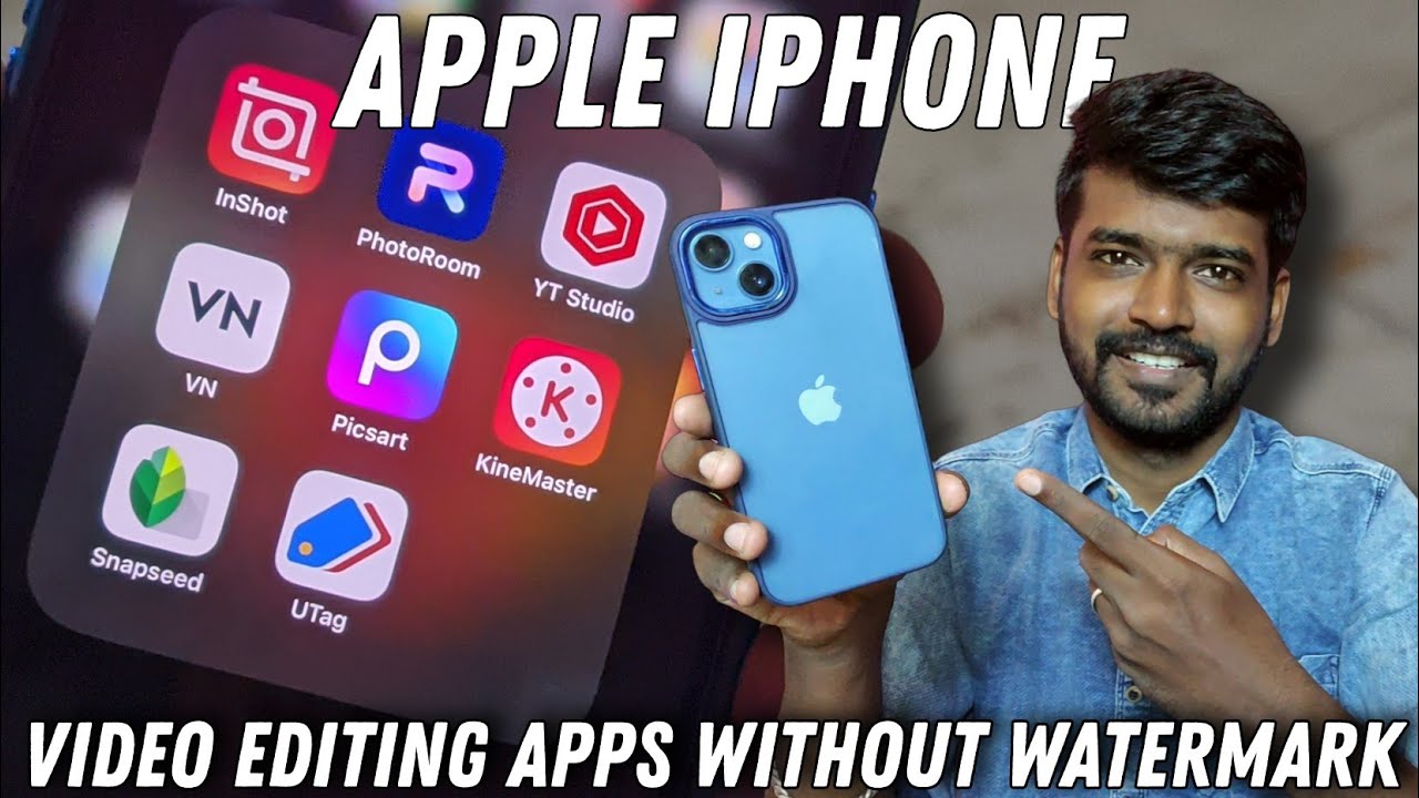 Apple iphone video editing apps details 🙂 kinemaster inshot VN 💥 without watermark 💯 candid chandru