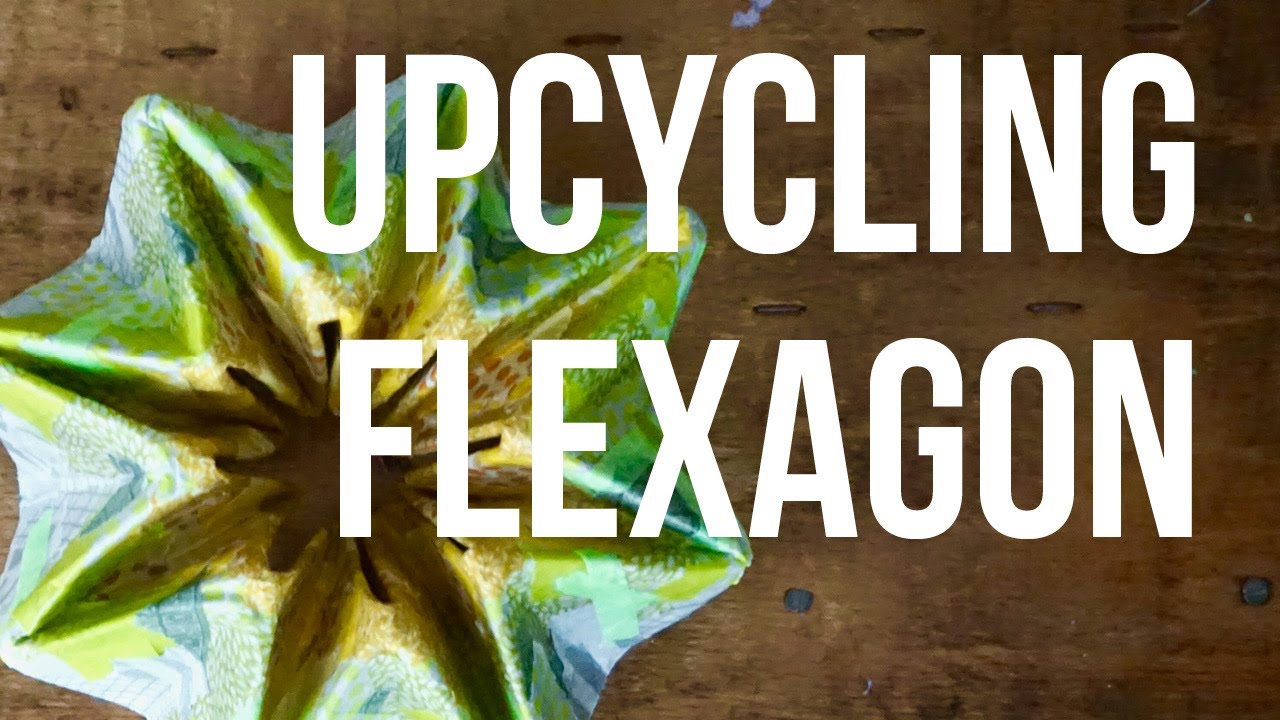 Amazing DIY Upcycling Flexagon from only two paper rolls I tutorial I craft idea