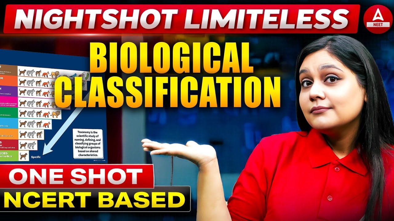 Biological Classification Class 11 ONE SHOT | Night Shot Series | NEET Exam | Garima Goel