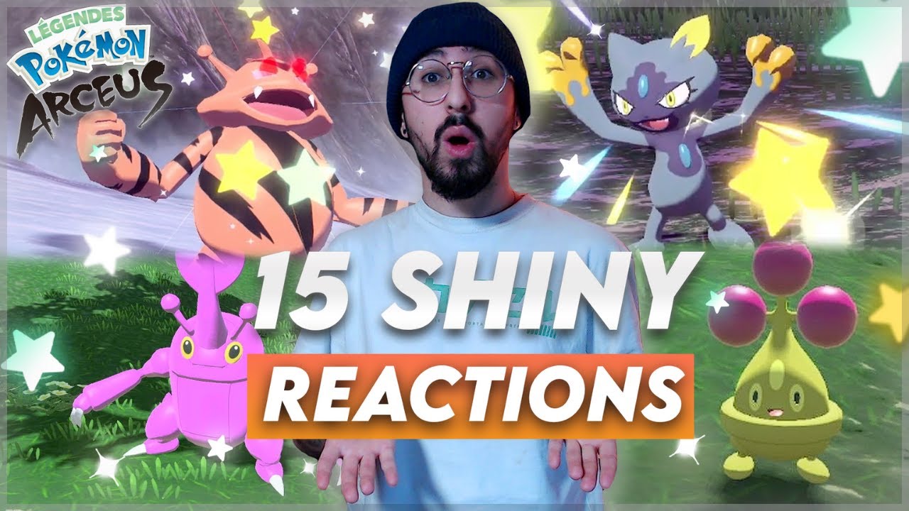 15 POKEMON SHINY REACTION SUR POKEMON LEGENDES ARCEUS !! ( Trop de chance ! )