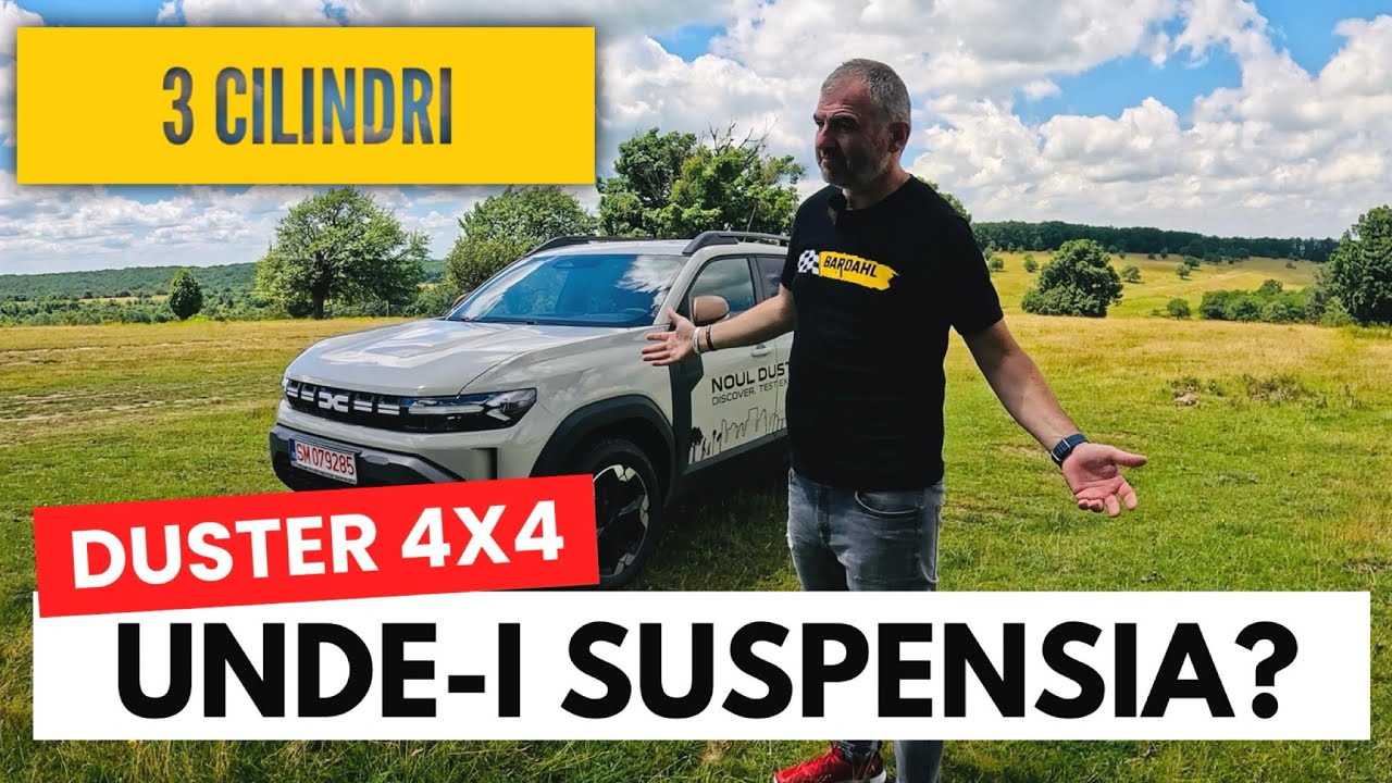 Cum e sa conduci NOUL DUSTER 4X4 Mild Hybrid cu 3 cilindri | TEST DRIVE | Motorizare TCE130