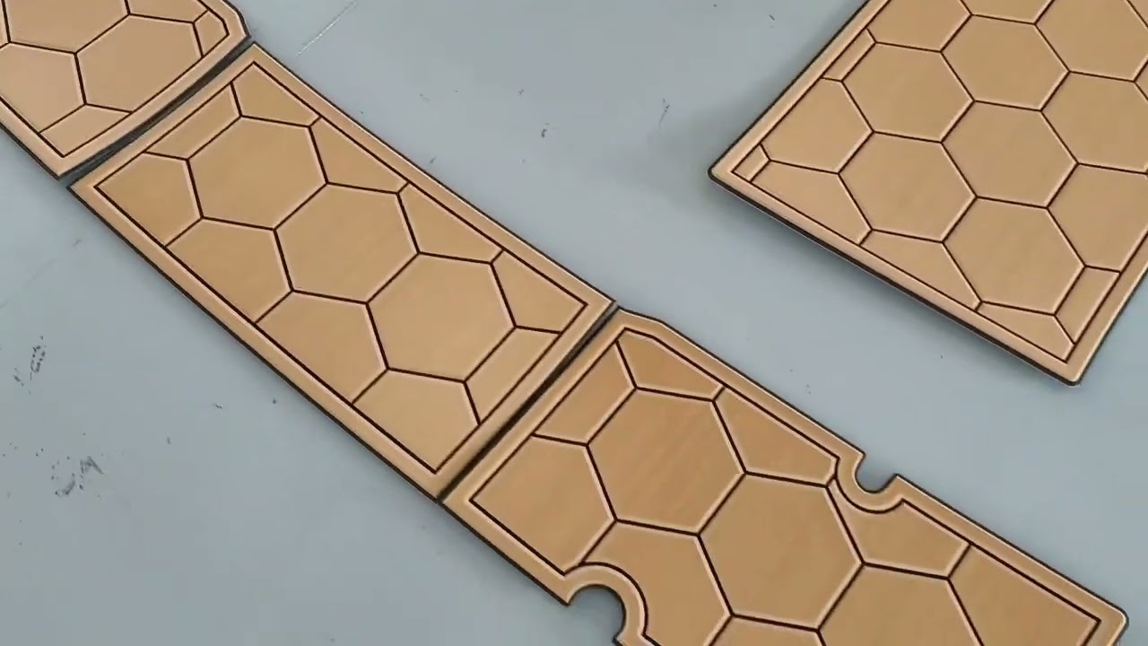 1980 Regent Viscount Cockpit Pad Boat EVA Foam Faux Teak Deck Floor Mat SeaDek Style Self Adhesive
