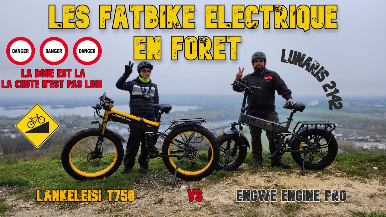 Lankeleisi XT750 Plus et Engwe Engine Pro en forêt : ça Glisse à Mort !