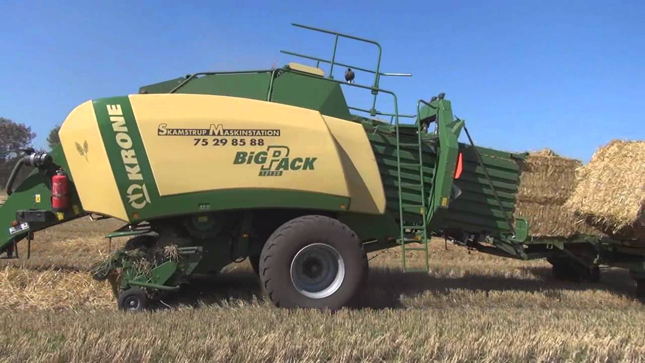 Høst 2012 - New Holland CX8080 / TX68, Krone BigPack 12130, Welger RP535, Krone Big X 500 NH 4860S