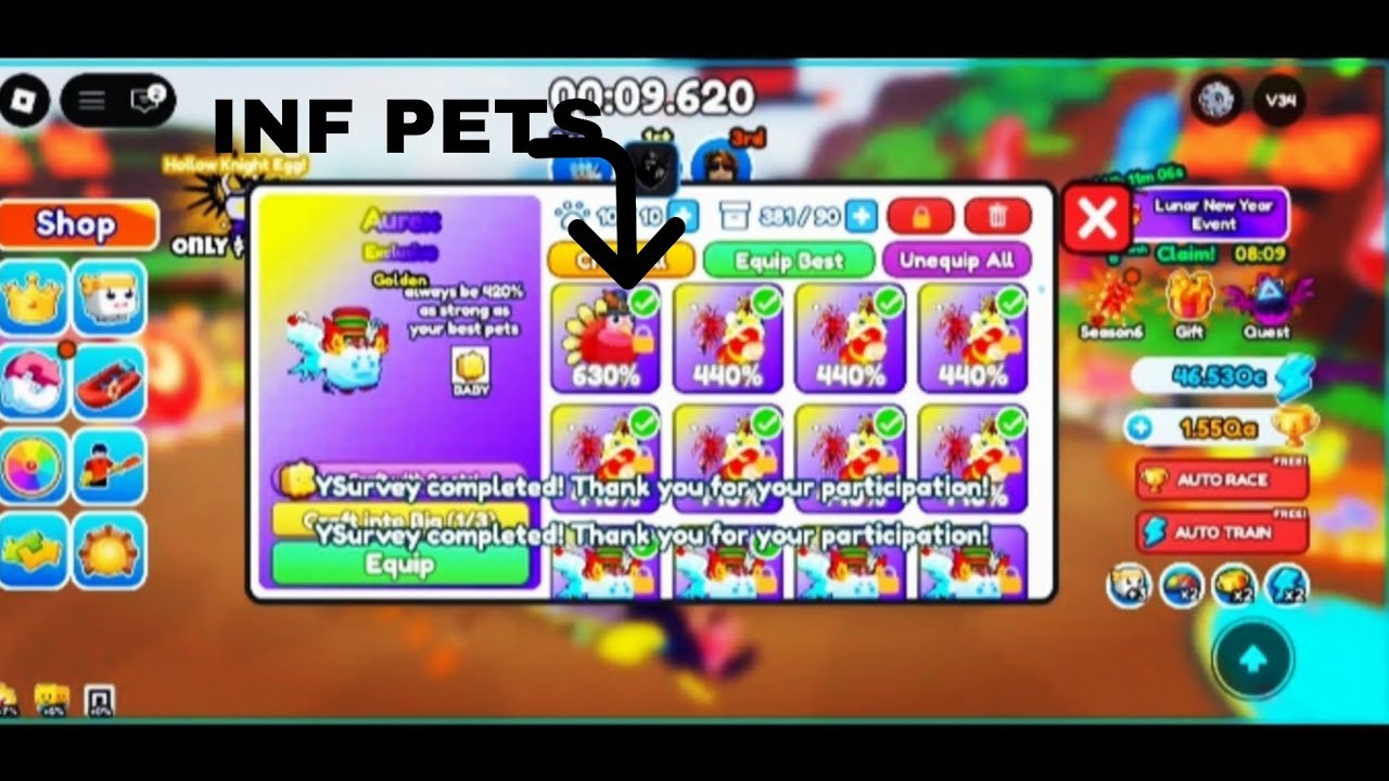 INF PETS DUPE SCRIPT USED THIS SCRIPT BEFORE PATCH #kayakracing #roblox 