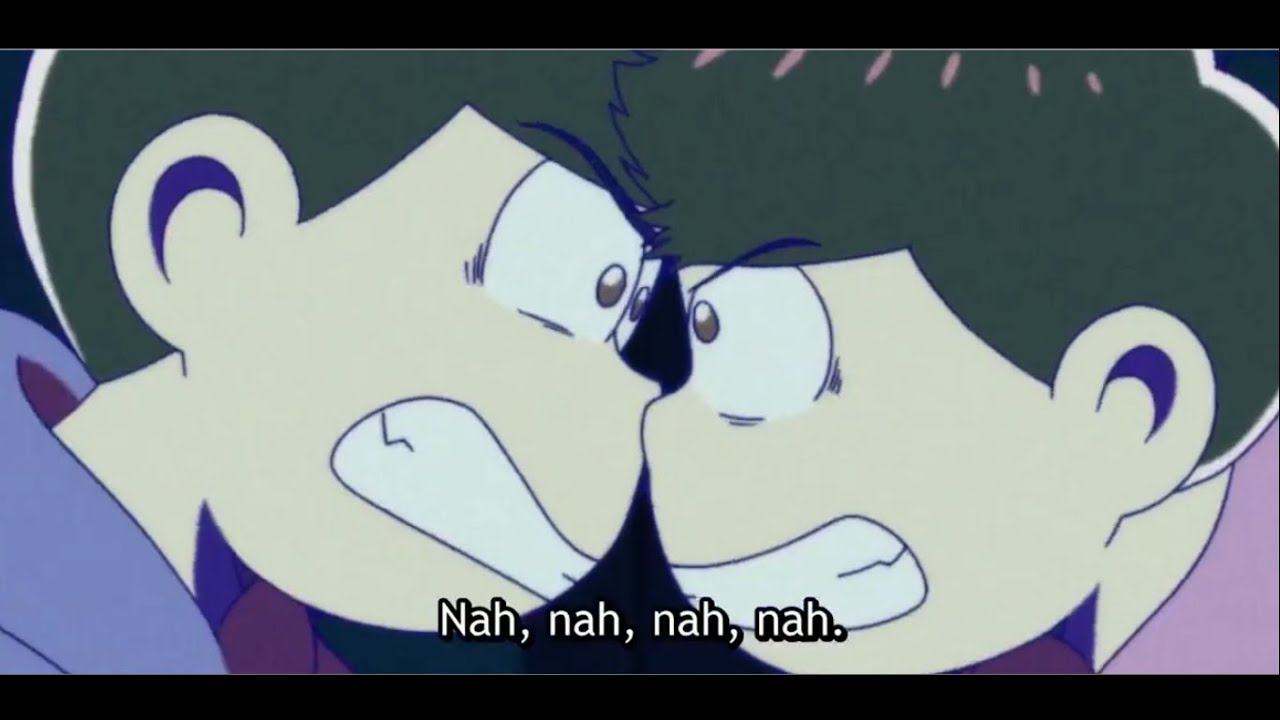 Karamatsu asserting himself as an alpha for four and a half minutes