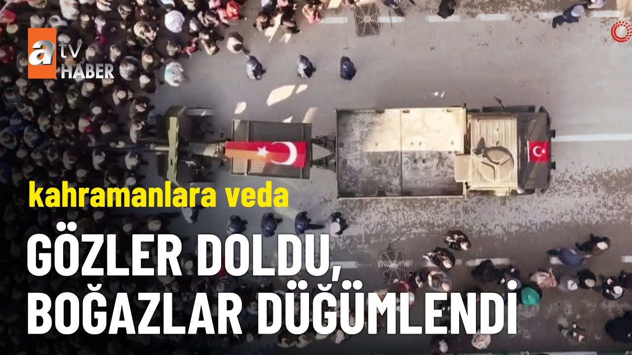 Türkiye şehitlerini dualarla son yolculuklarına uğurladı - atv Ana Haber 14 Kasım 2025