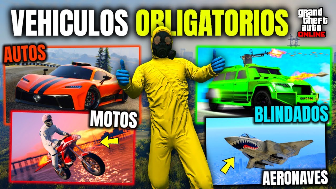 Todos los VEHÍCULOS OBLIGATORIOS que DEBES COMPRAR Si o Si en GTA Online