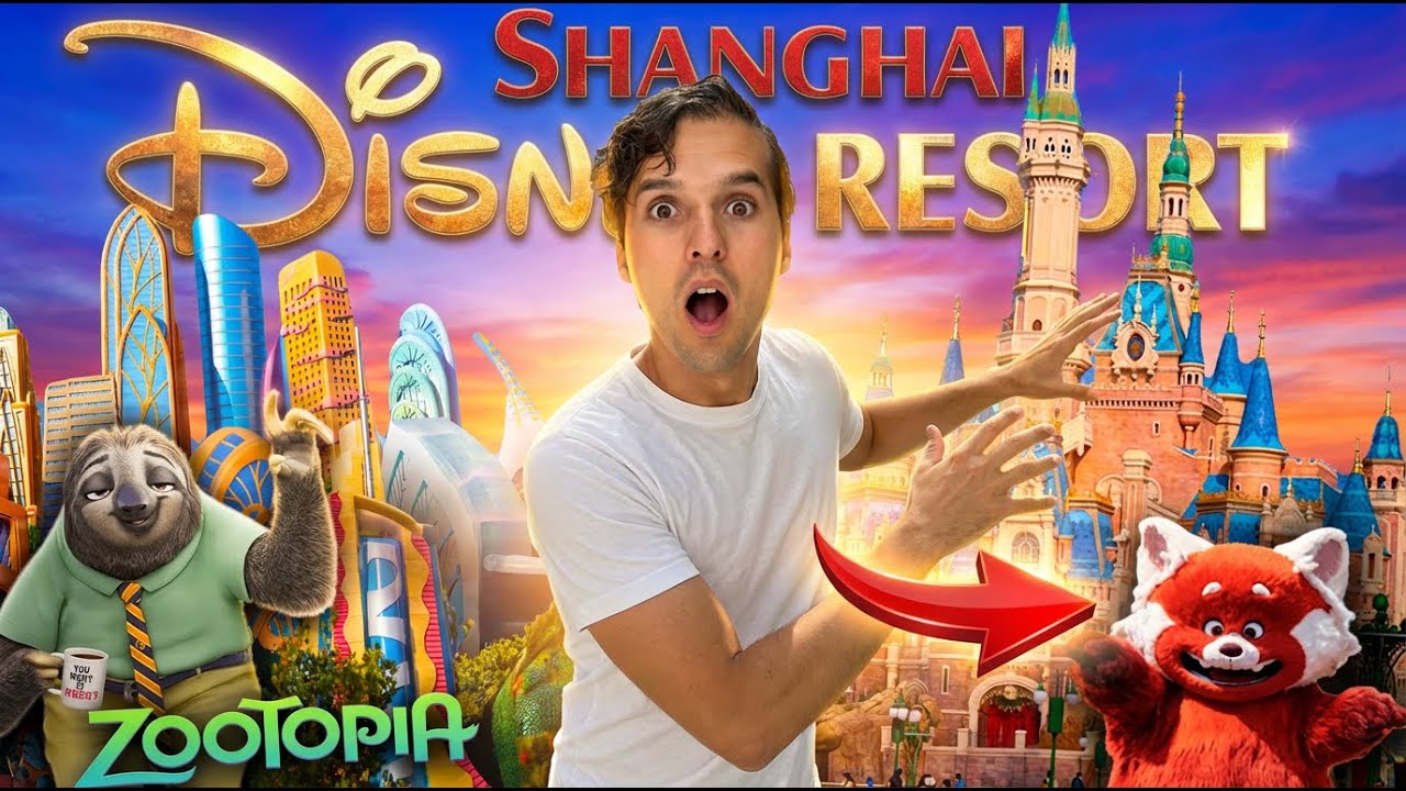 ASI ES EL PARQUE DE SHANGHAI DISNEYLAND !! (TOUR COMPLETO) / Memo Aponte