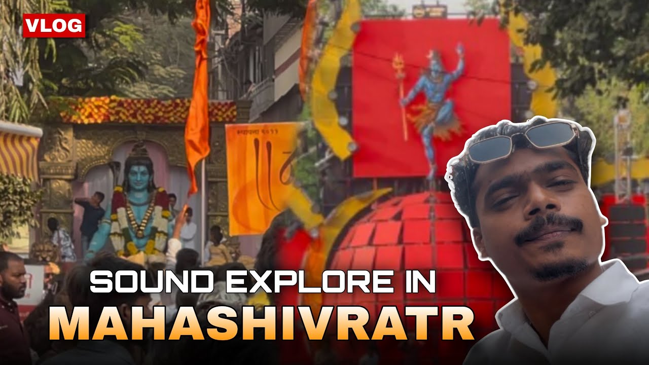 Sound Explore In Mahashivratr 🔱🔊/ Pune city ❤️ / vlog 23 