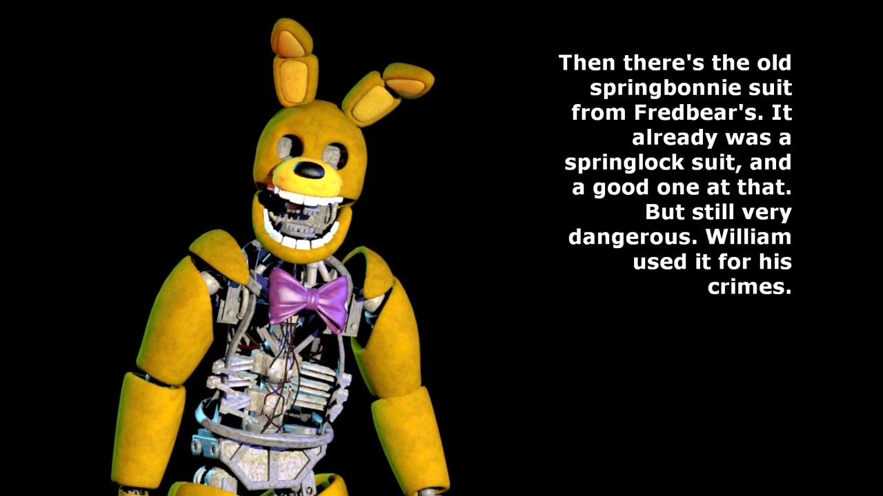 the fnaf movie springlock suits explained