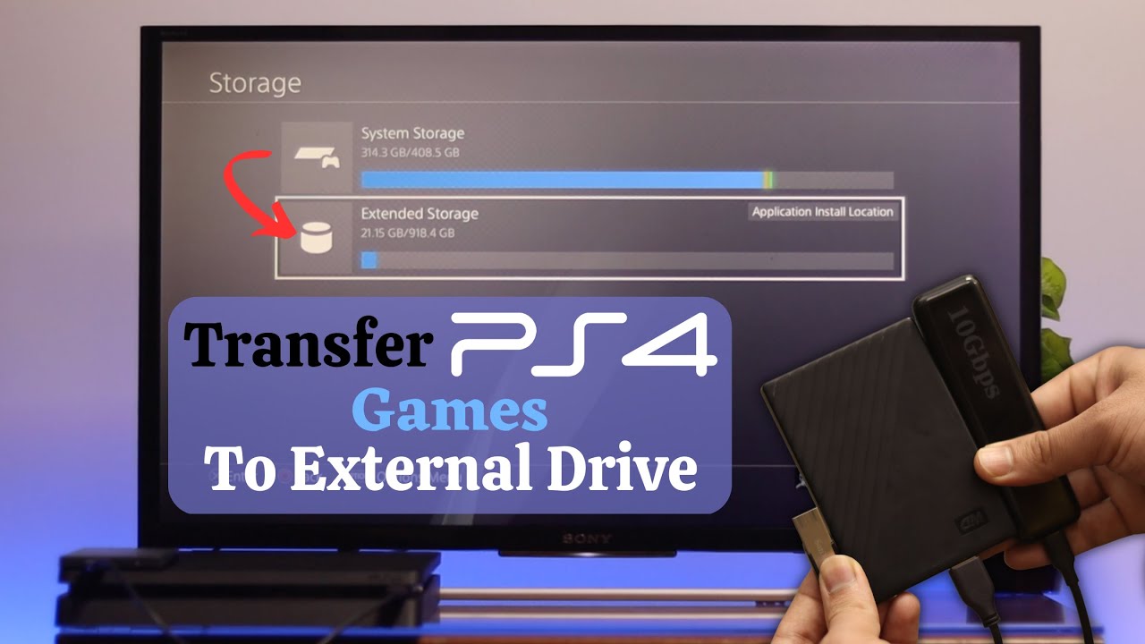 PS4: Как создать резервную копию сохраненных игр на внешнем диске! [Жёсткий диск, флешка]