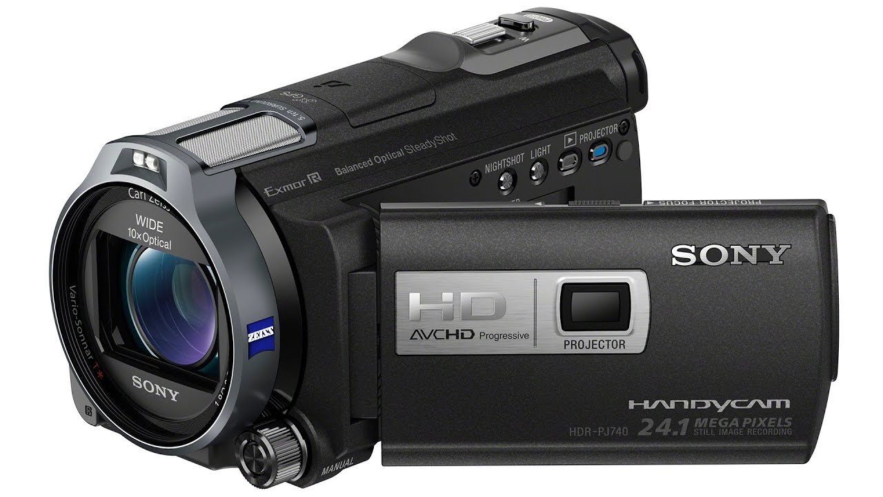 Sony HDR-PJ740VE / HDR-CX730E / HDR-PJ760V - Optical SteadyShot, Projektor, GPS, Full HD 50/60p